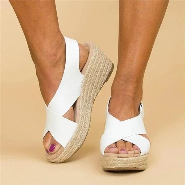 ROSIA™ - Sandalias ortopédicas con tacón de cuña