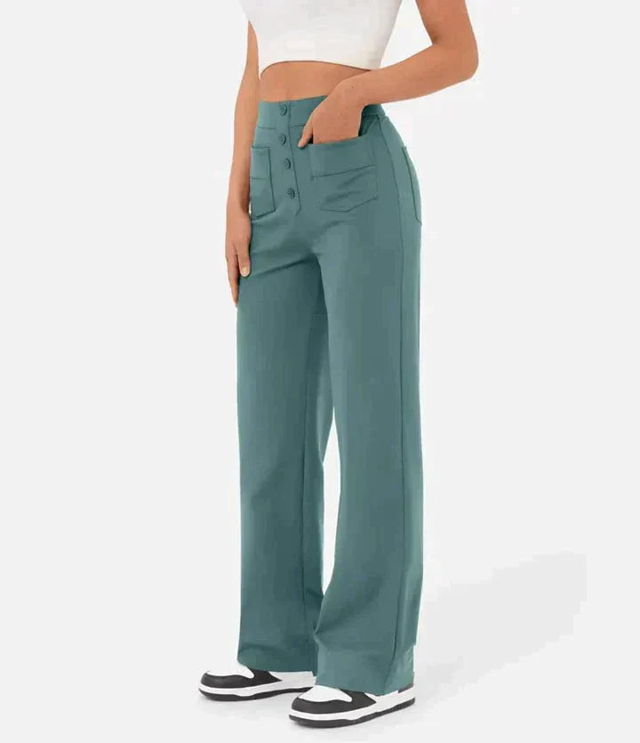 Giovanna™ 2.0 - Pantalón casual elástico de cintura alta